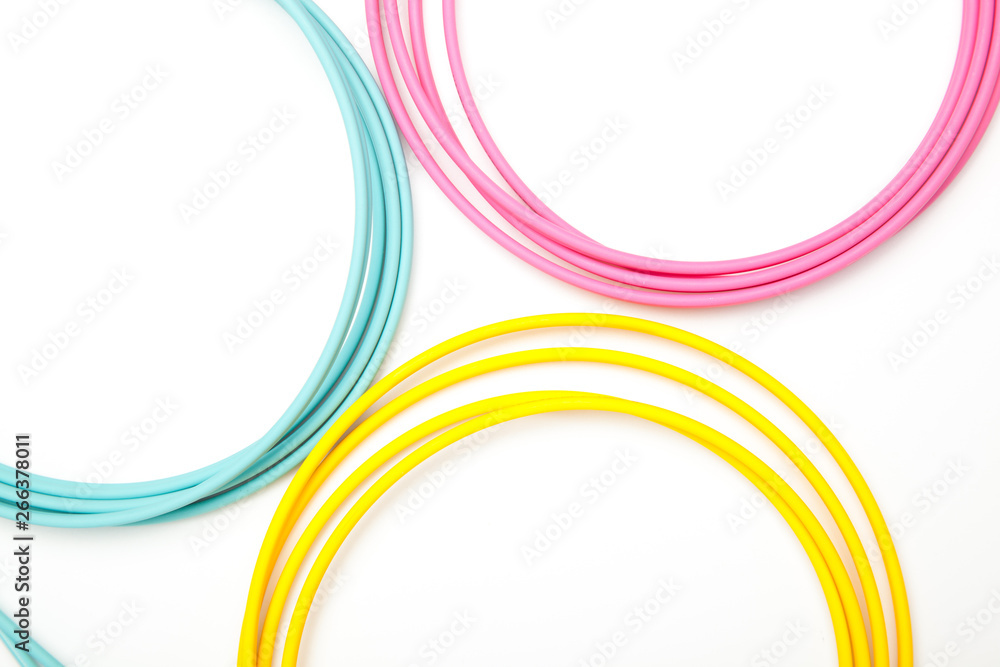Círculos y semicírculos de colores Círculos y semicírculos de colores