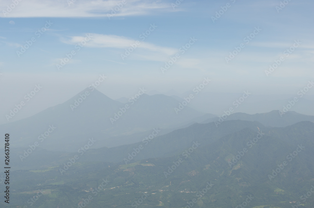 aerial view of mountains