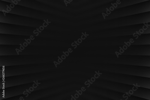 Black Clear Blank Subtle Geometric 3D Abstract Background In Ultra High Definition Quality. Dark Empty Nobody Room Corner Surface. Conceptual Sci-Fi Illustration. Minimalism Style Wallpaper