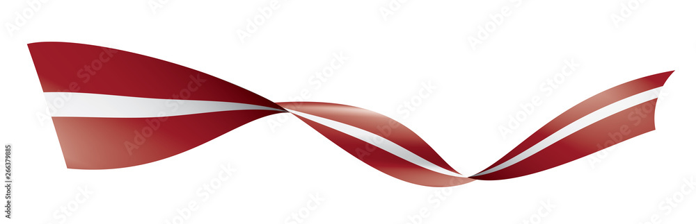 Latvia flag, vector illustration on a white background Latvia flag, vector illustration on a white background