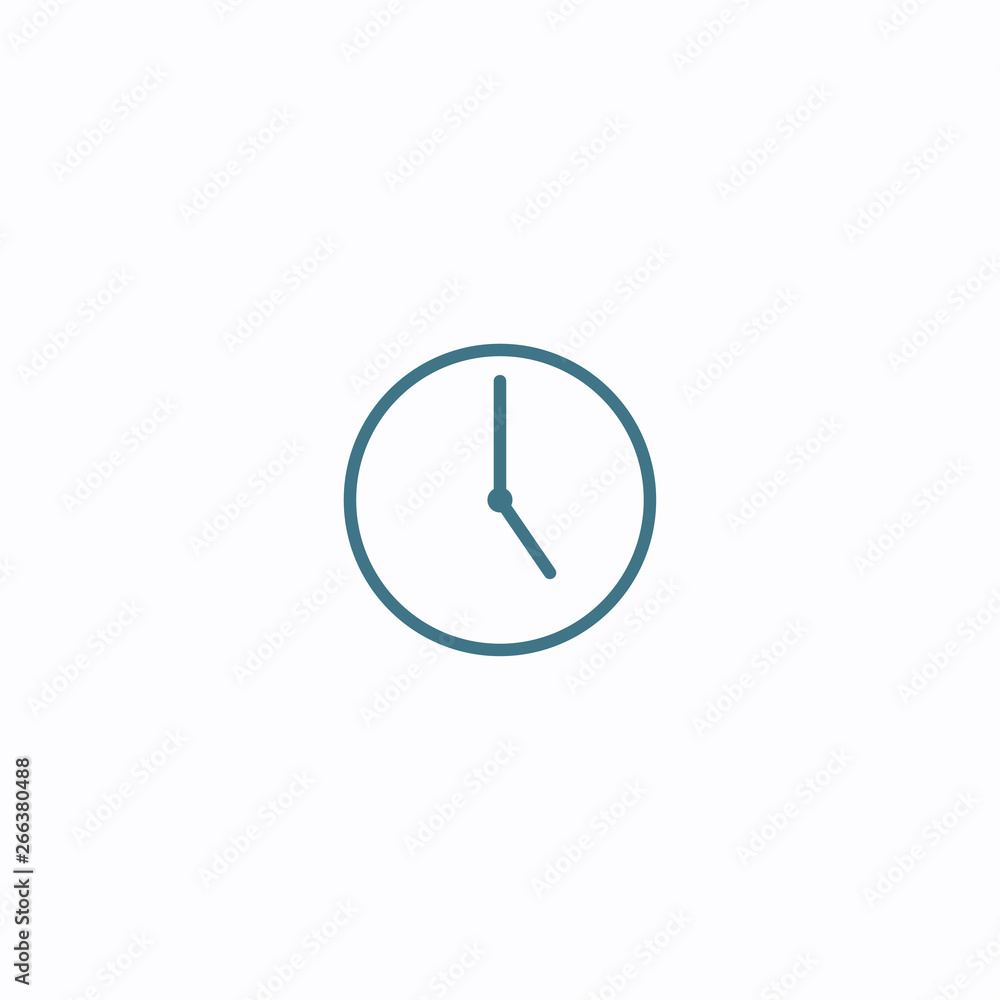 Thin out line time icon. Geometric flat shape element. Abstract EPS 10 illustration. Concept vector sign. Thin out line time icon. Geometric flat shape element. Abstract EPS 10 illustration. Concept vector sign.