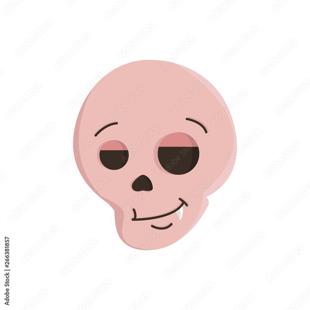 Skull emoticon with expressions Skull emoticon with expressions