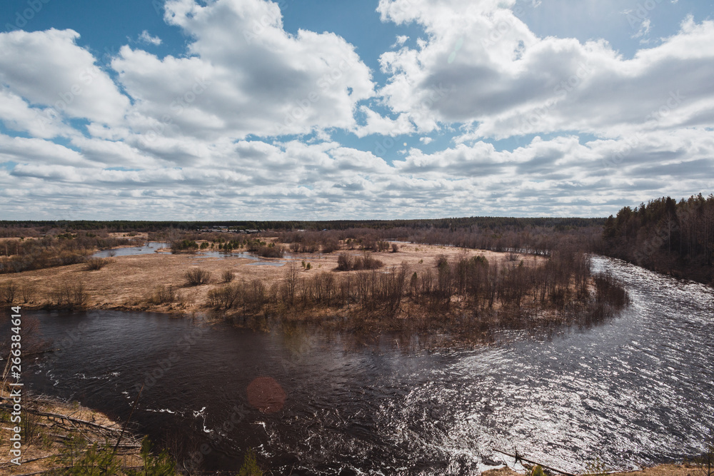 river in spring