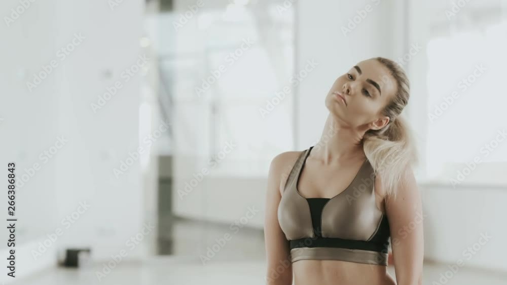 Fitness Exercise. Body Care. Close-up. Fitness Exercise. Body Care. Close-up.