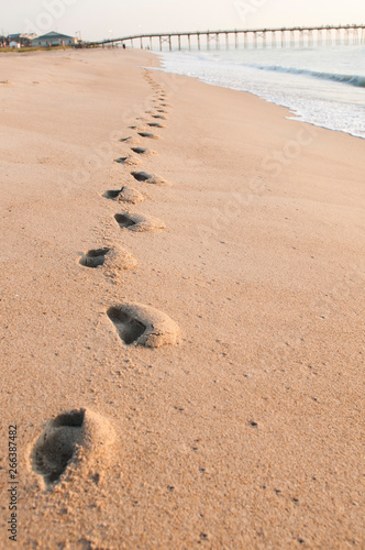 Beach foot prints 3