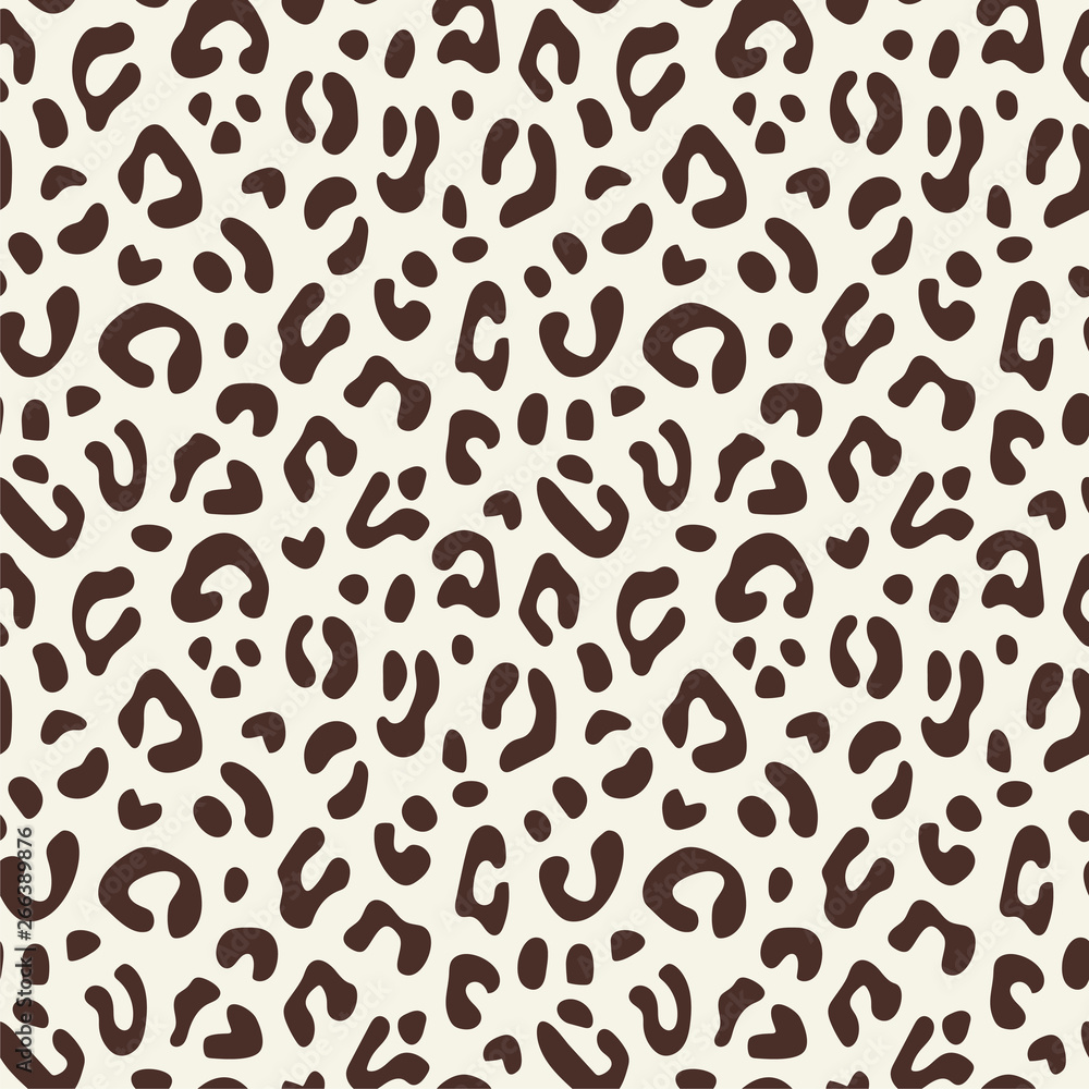 Leopard print. Vector illustration of seamless pattern. Leopard print. Vector illustration of seamless pattern.