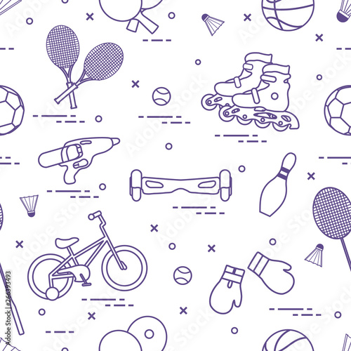 Equipment for sports activities for children.