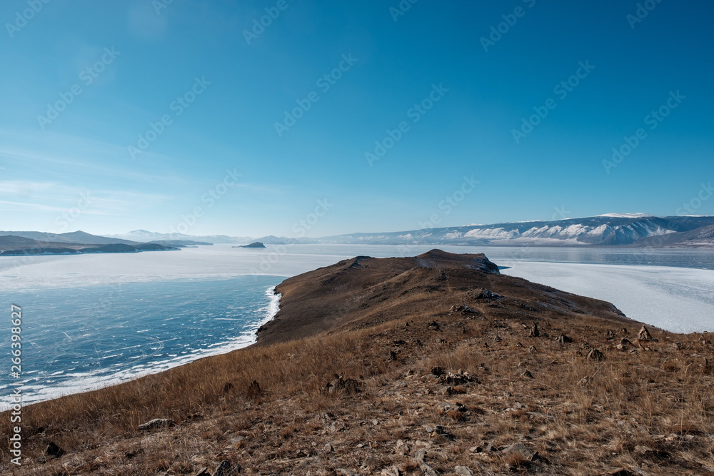 Ogoy Island near Olkhon, Lake Baikal in the Winter