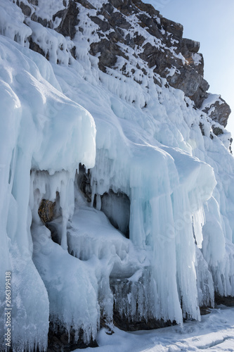 Lake Baikal in winter