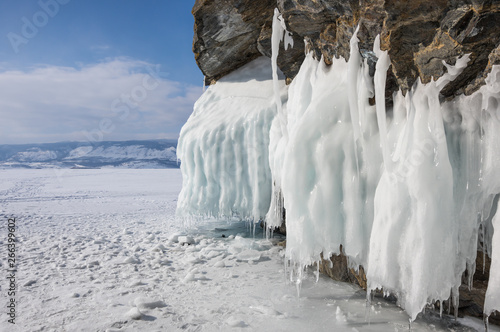 Lake Baikal in winter