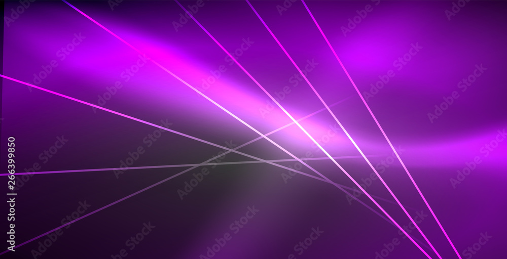 Neon glowing lines, magic energy space light concept, abstract background wallpaper design Neon glowing lines, magic energy space light concept, abstract background wallpaper design