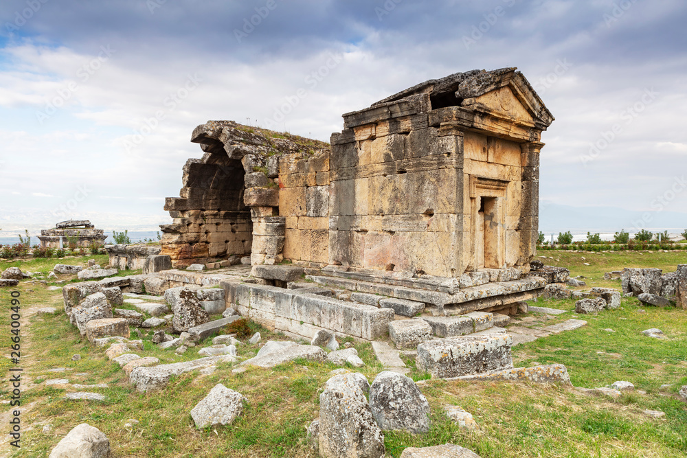 Hierapolis ancient city Pamukkale Turkey Hierapolis ancient city Pamukkale Turkey