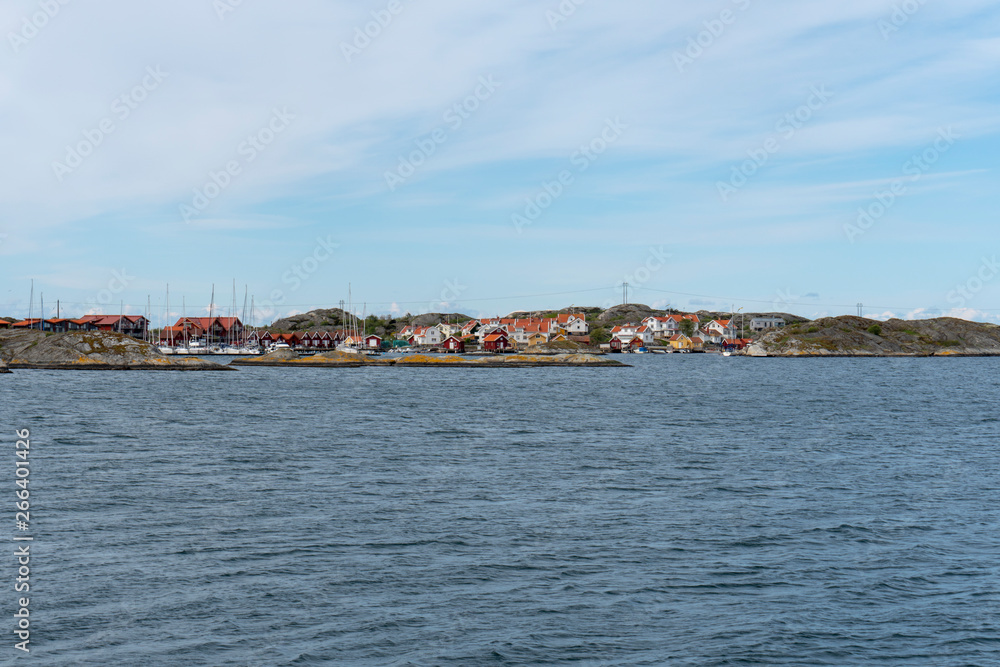 Picturesque Village by the ocean in Sweden