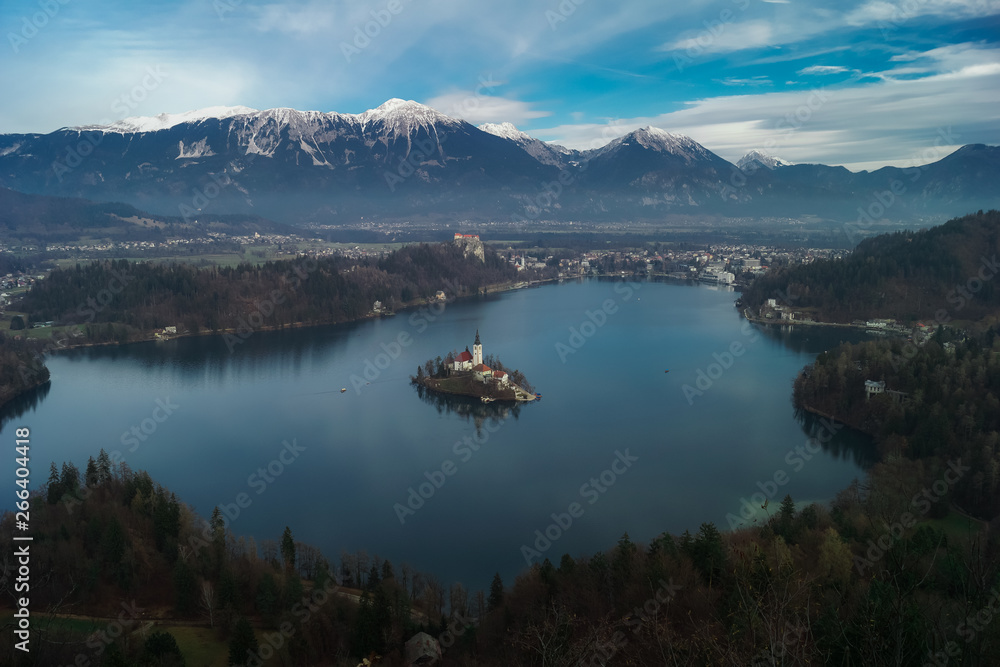 lake in the mountains