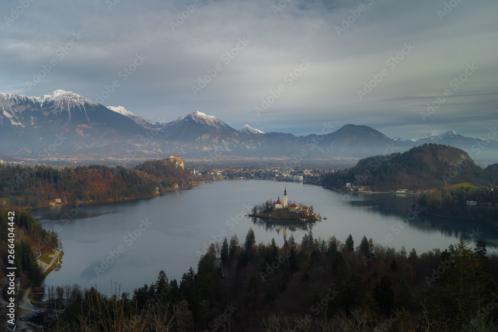 lake in the mountains