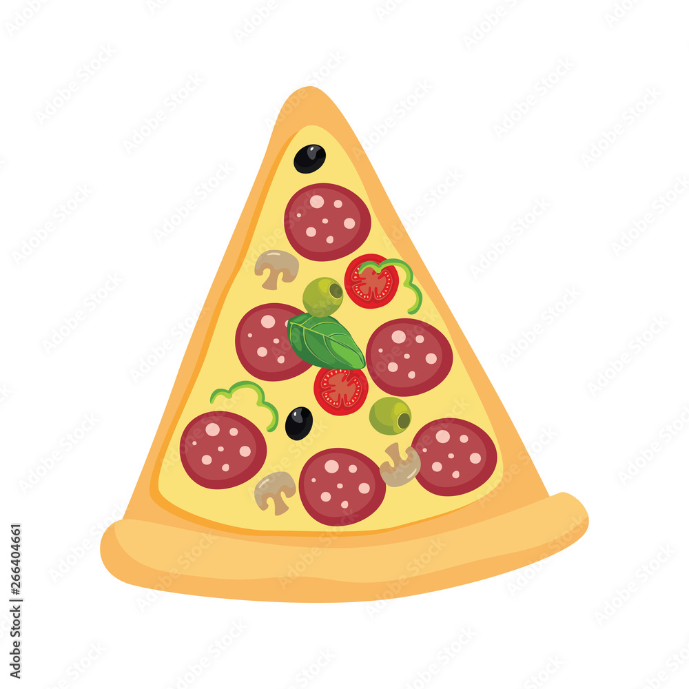 Delicious slice of pizza for your restaurant menu, flyers or brochures Delicious slice of pizza for your restaurant menu, flyers or brochures