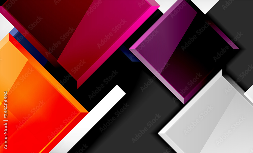 Colorful square and rectangle blocks background Colorful square and rectangle blocks background