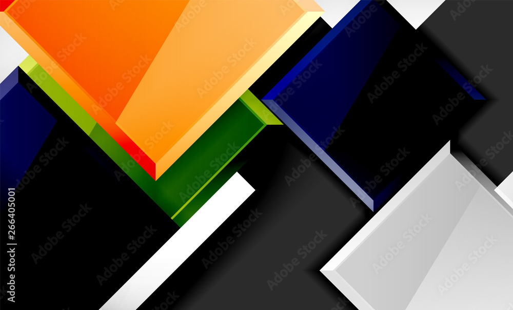Color squares futuristic abstract background Color squares futuristic abstract background