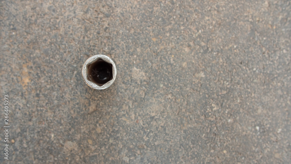 Hex Socket Standing on Cement Hex Socket Standing on Cement