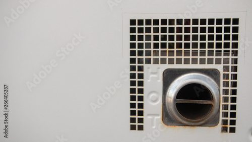 Hot Letters on a RV Water Heater Vent