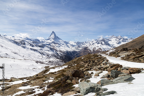 View of famous Matterhorn