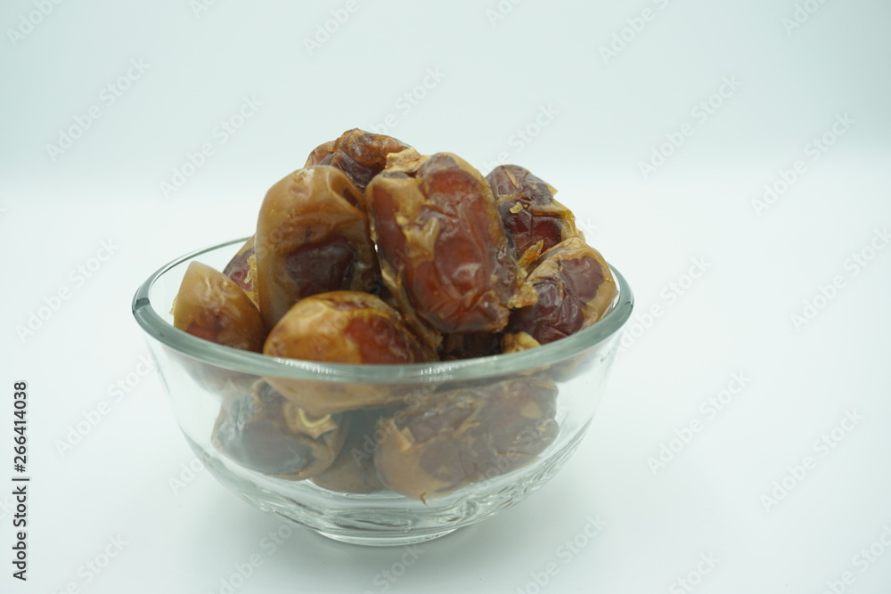 Kurma or dates fruits isolated on white background Kurma or dates fruits isolated on white background