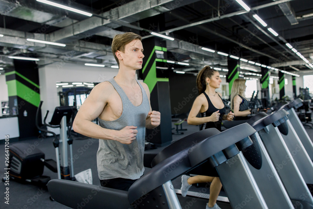 Fitness discount concept treadmill
