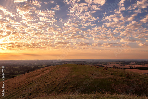 Sunset - view from Cley Hill - Warminster - Wiltshire © Krzysztof Dac