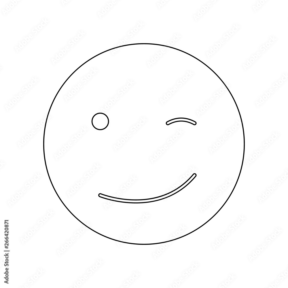 smiley icon. Element of web for mobile concept and web apps icon. Outline, thin line icon for website design and development, app development smiley icon. Element of web for mobile concept and web apps icon. Outline, thin line icon for website design and development, app development