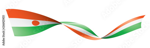 Niger flag, vector illustration on a white background Free Download Niger flag, vector illustration on a white background - GFXLoad