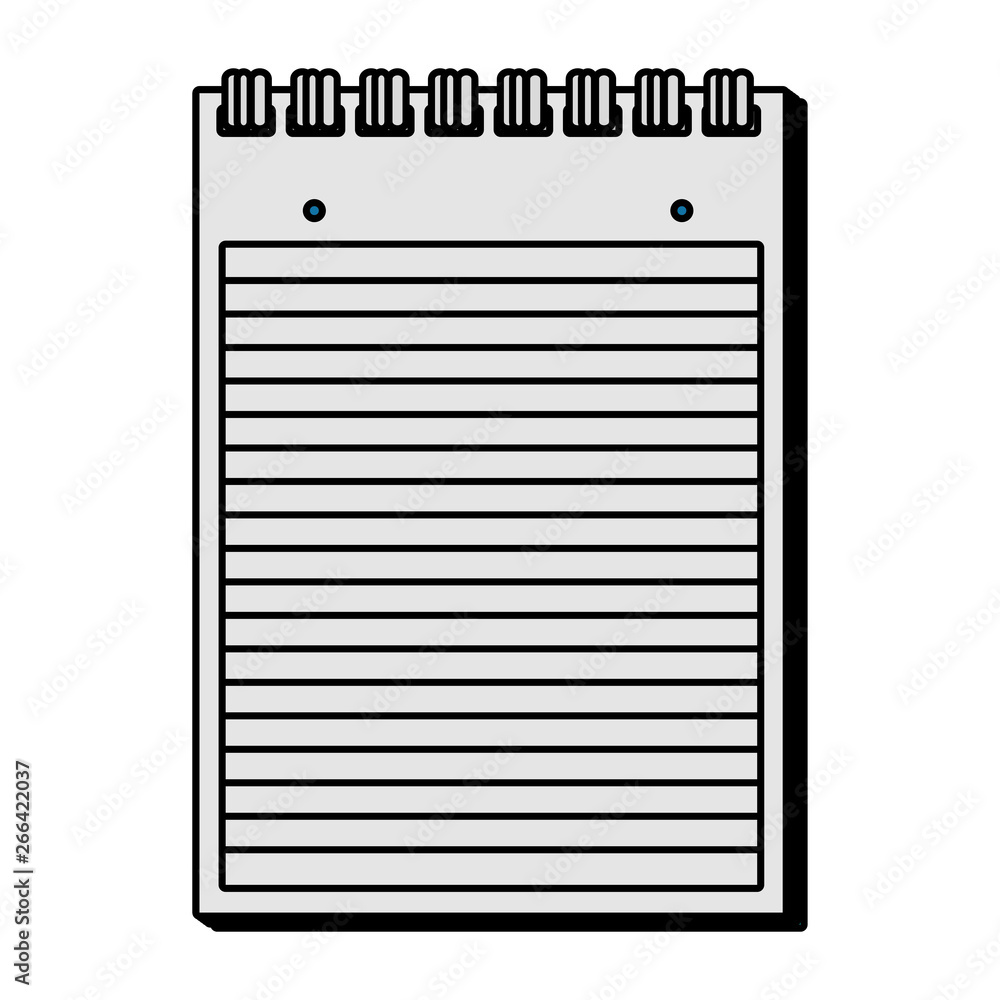 paper notepad isolated icon paper notepad isolated icon