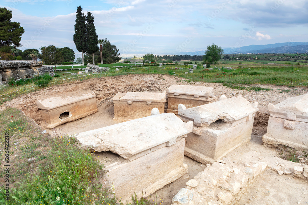 Fototapeta premium Hierapolis ancient city Pamukkale Turkey