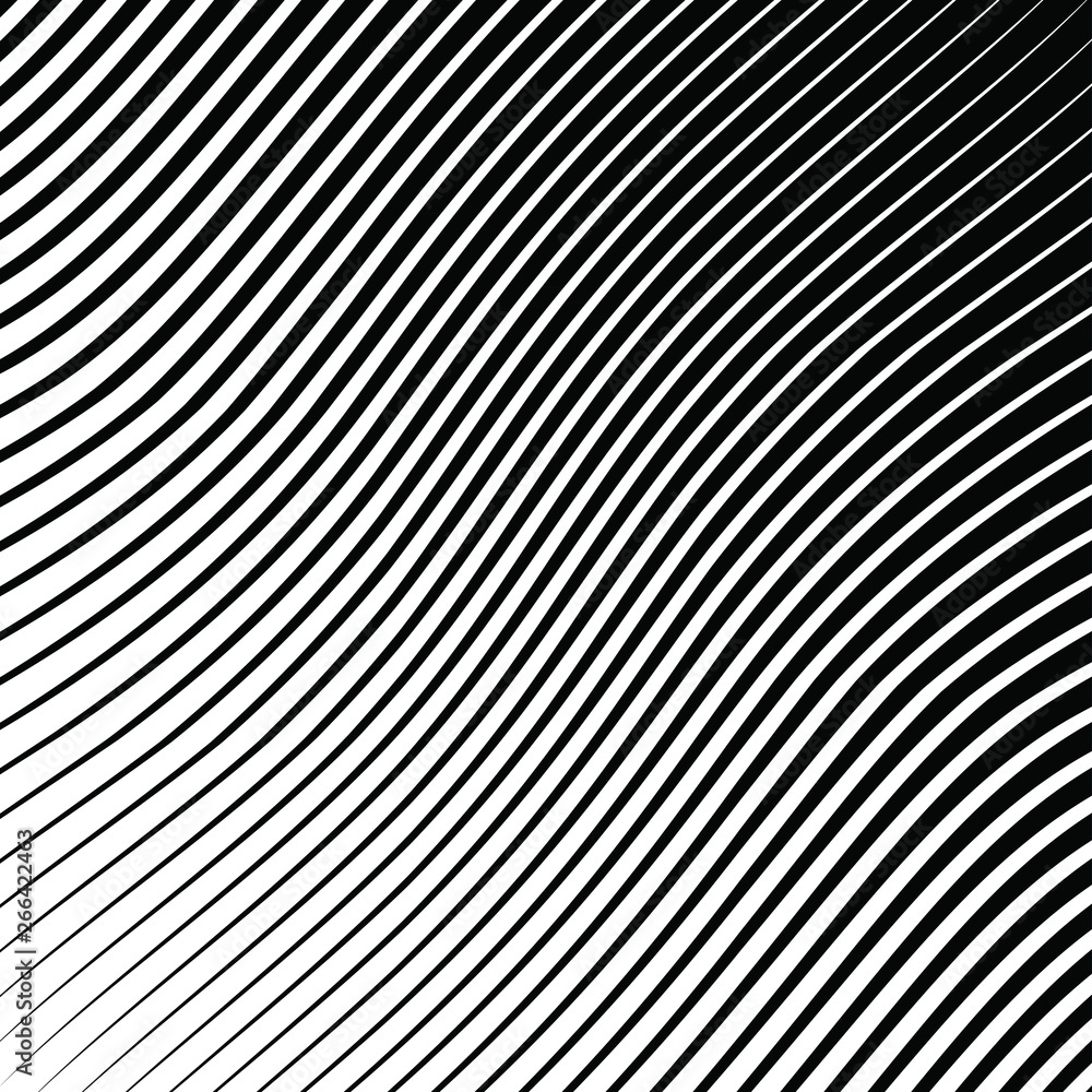 Twisted black stripes vector background for prints, posters and banners Twisted black stripes vector background for prints, posters and banners