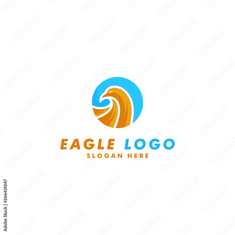 Eagle logo template, Bird icon vector illustration Eagle logo template, Bird icon vector illustration