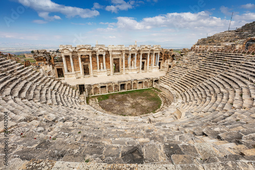 Hierapolis ancient city Pamukkale Turkey photo