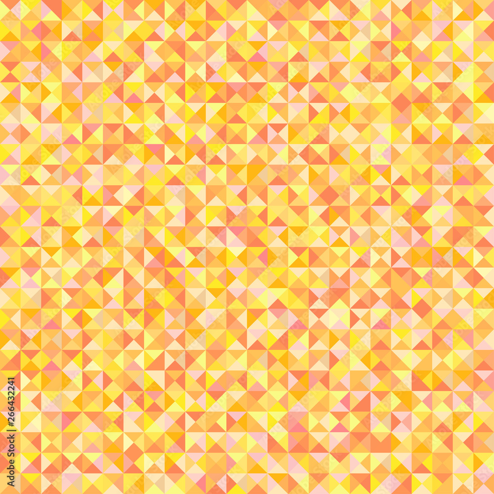 Fototapeta premium Colorful mosaic pattern with triangles. Seamless abstract texture. Triangle multicolored background. Geometric wallpaper with stripes. Print for flyers, banners and textiles
