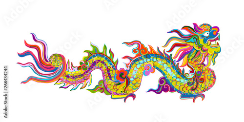 Valokuvatapetti Chinese dragon for your design