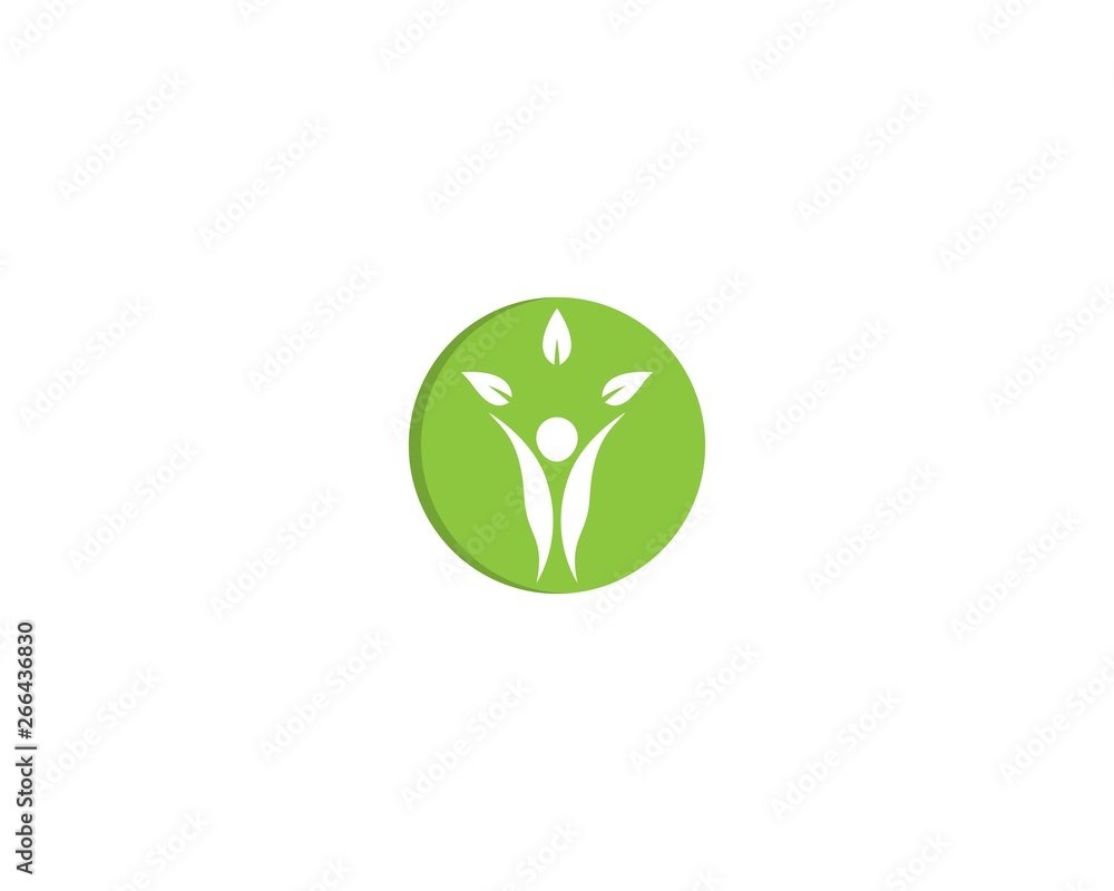 Healthy life logo template vector icon Healthy life logo template vector icon