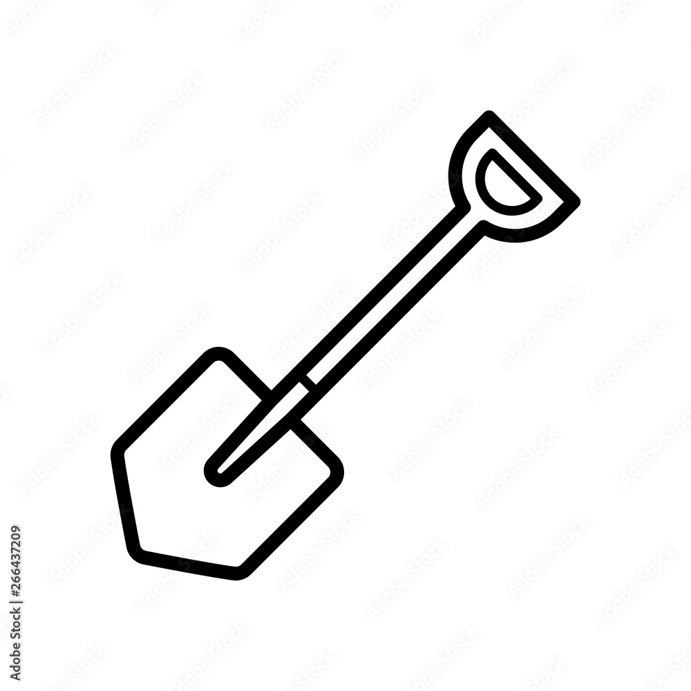 shovel - gardening icon shovel - gardening icon