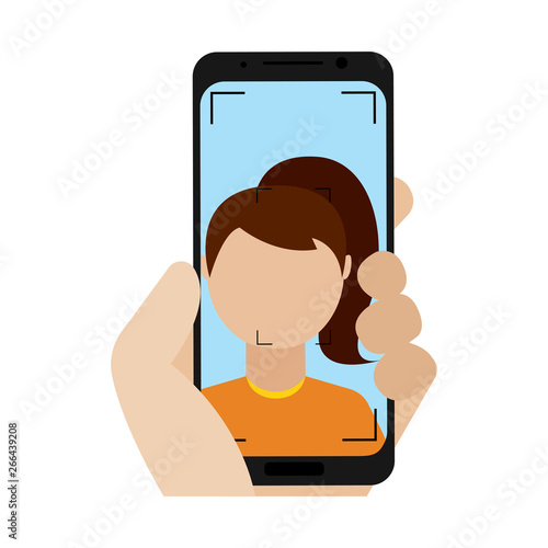concept of selfie