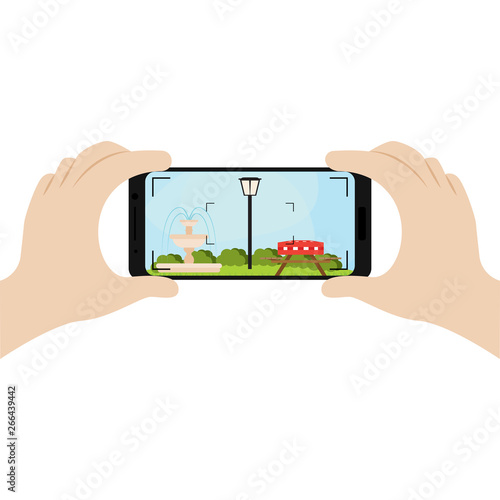concept of selfie