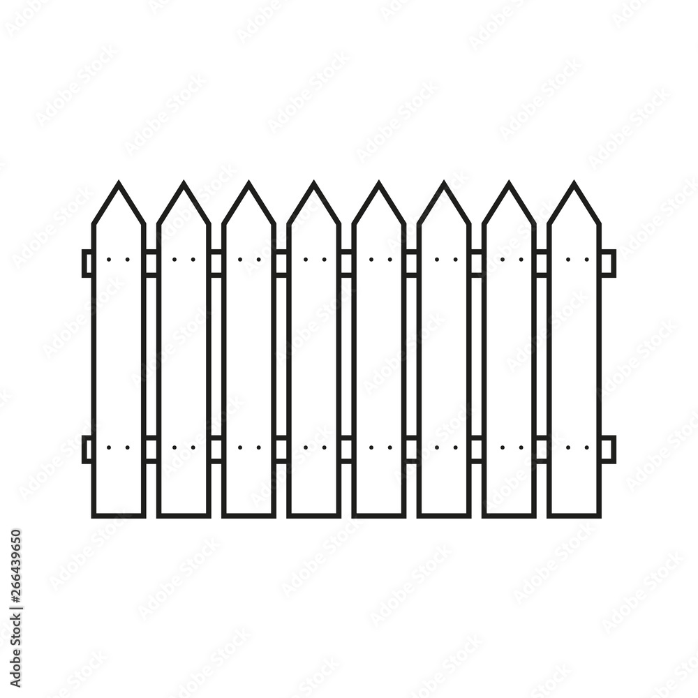 Fence icon. Simple web black icon, can be used as web element icon on white background Fence icon. Simple web black icon, can be used as web element icon on white background