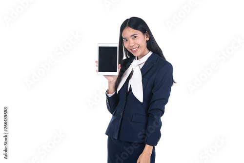 business woman in a suit us...