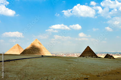 View of pyramid in Egypt