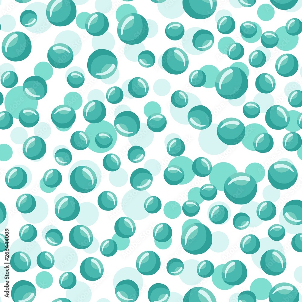 water bubbles seamless pattern Abstract geometrical circle wallpaper.