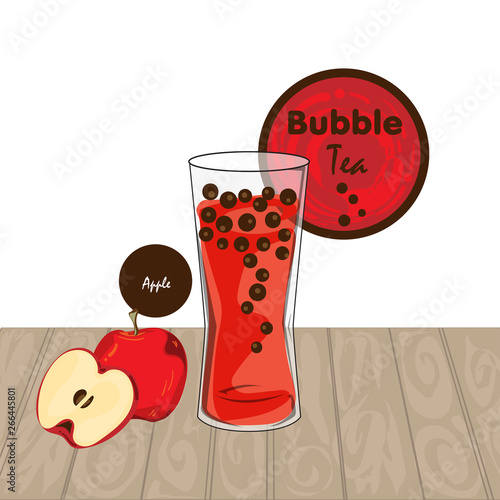 bubble tea graphic cup