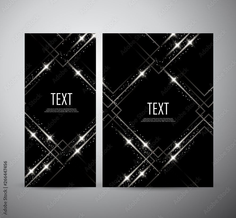 Brochure business design abstract square digital - Vector Background.