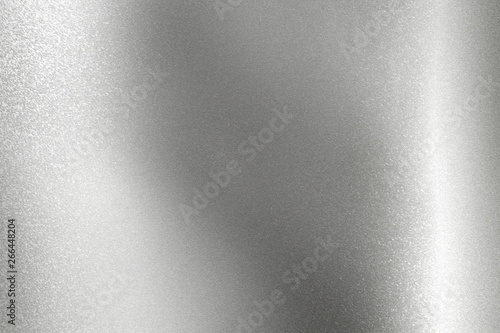 Shiny rough silver metal plate, abstract texture background