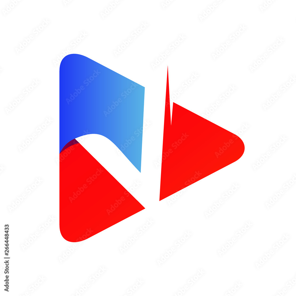 Letter V in Arrow Shape Logo Vector Letter V in Arrow Shape Logo Vector