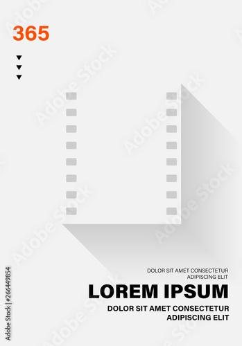 Movie and film poster modern vintage retro style